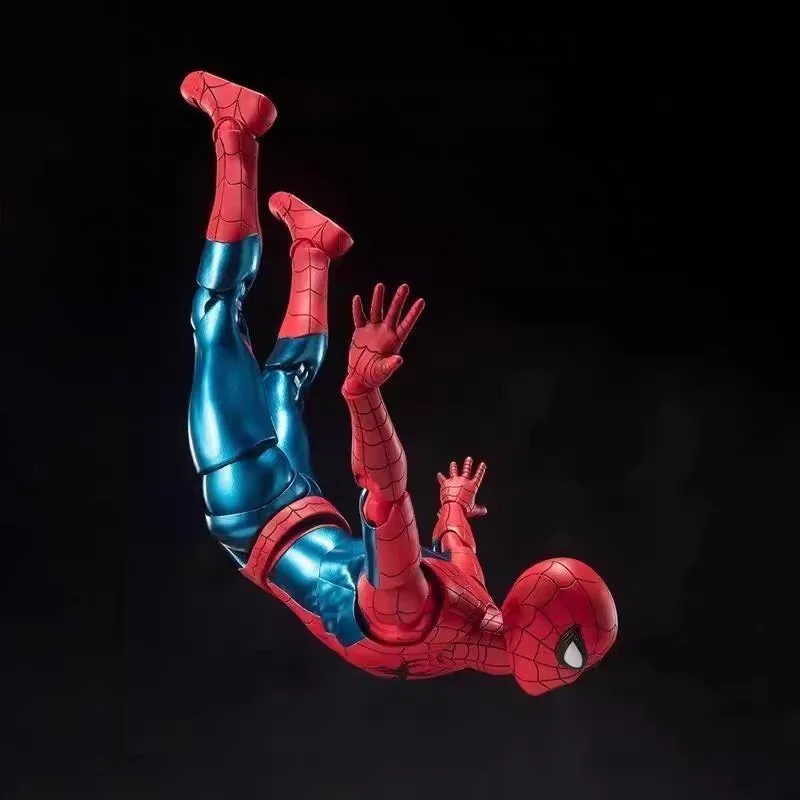 New Shf Spider Man Brand New Day Peter Parker New Red And Blue Suit Gk Action Figure Birthday Present Toys Gifts