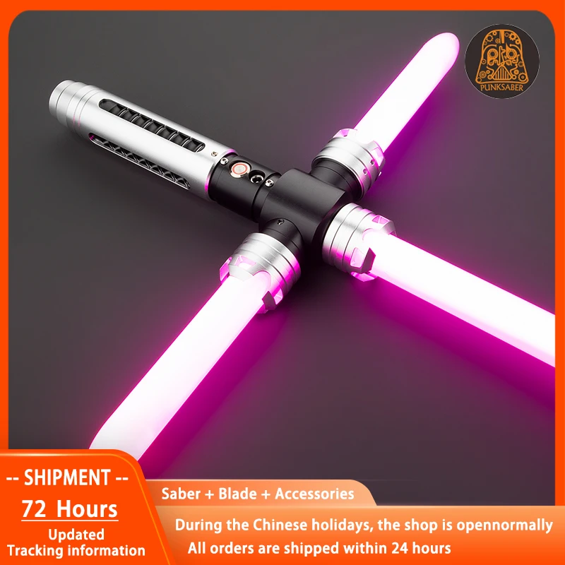 PunkSaber Lightsaber Neopixel Jedi Laser Sword Heavy Dueling Sensitive Smooth Infinite Changing Hitting Sound Light Saber Toys