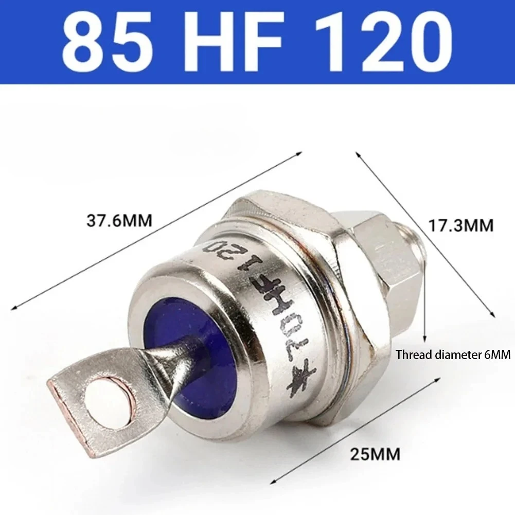 2/4PCS 25-85A 25HFR120/25HF120 Rectifiers Reverse Direction Iron Base Forward Rectifier Diode Converter Machine Tool Control