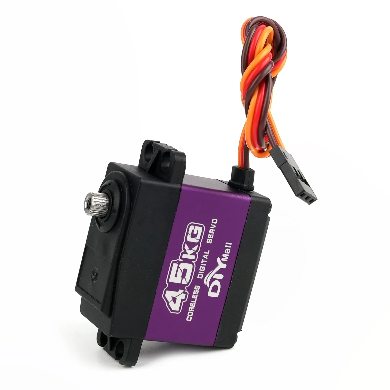 1/2/4pcs 45KG Coppia elevata Servo digitale Coreless Motore Metal Gear Sterzo Rotazione di 180/270/360 gradi per 1/8 1/10 RC Modello di auto