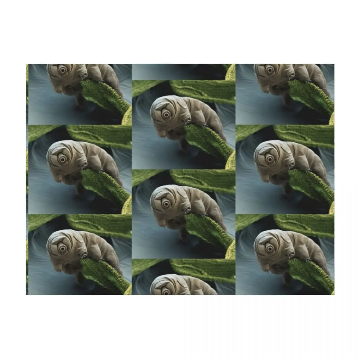 

Water Bear or Tardigrade Under the Microscope Throw Blanket Luxury Designer for sofa Single christmas decoration Blankets