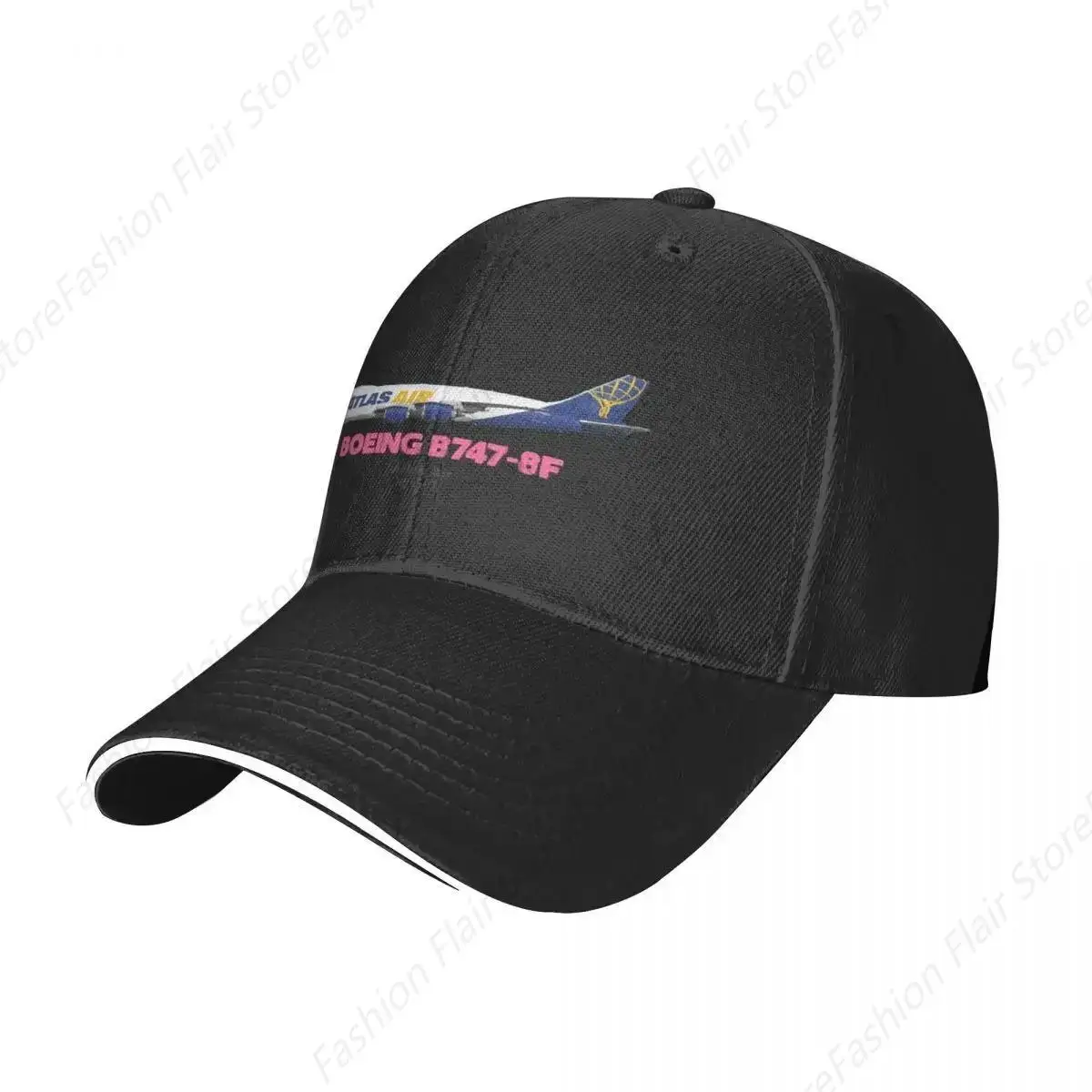 Boeing B747-8F - Atlas AirCap Baseball Cap |-F-| Sun Hat For Children Beach Bag foam party hat Women's Hats For The Sun Men's