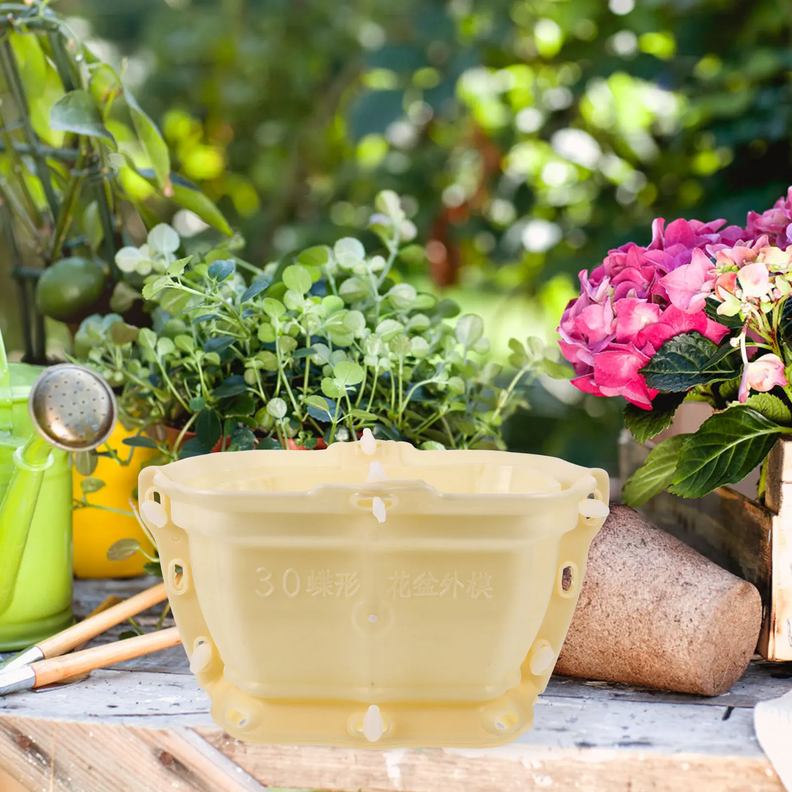 

30 форм для цветочных горшков в форме бабочки из пластика, для изготовления цементных кашпо своими руками, легко извлекаемые, декоративные, для стартовых бонсай, для сада и садовых работ