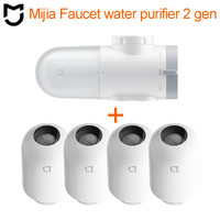 Mijia Faucet Water Purifier 2 gen Kitchen Faucet Filters Natural Activated Carbon Five Fold Composite Filtration Rust Removal