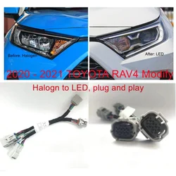 For TOYO-TA RAV4 2020-2021 Car Headlight Modification Upgrade Special Car Wiring Adapter Harness Car Light Accessories