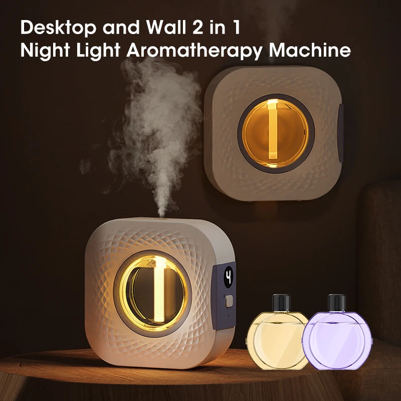 Home Desktop Diffuser Aromatherapy Machine USB Smart Air Purifier with Display for Car Bathroom Air Deodorization Shangri-la