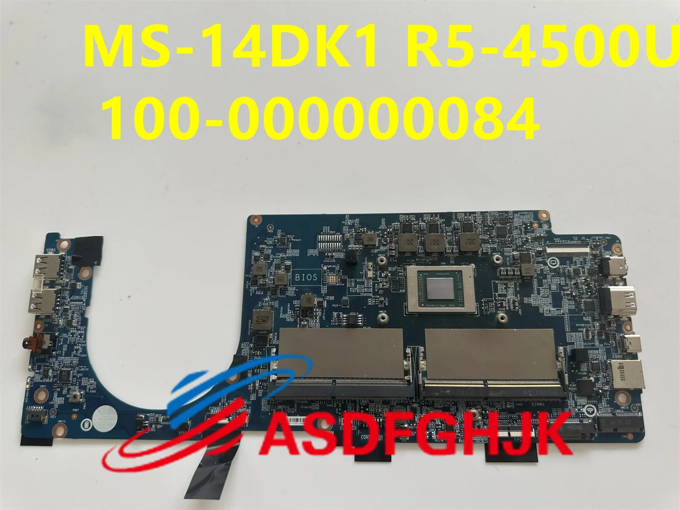 

Original ms-14dk1 ver 2.1 For Msi Modern 14 B4MW MS-14DK Laptop Motherboard With R5-4500U AMD CPU Tested Fast Shipping