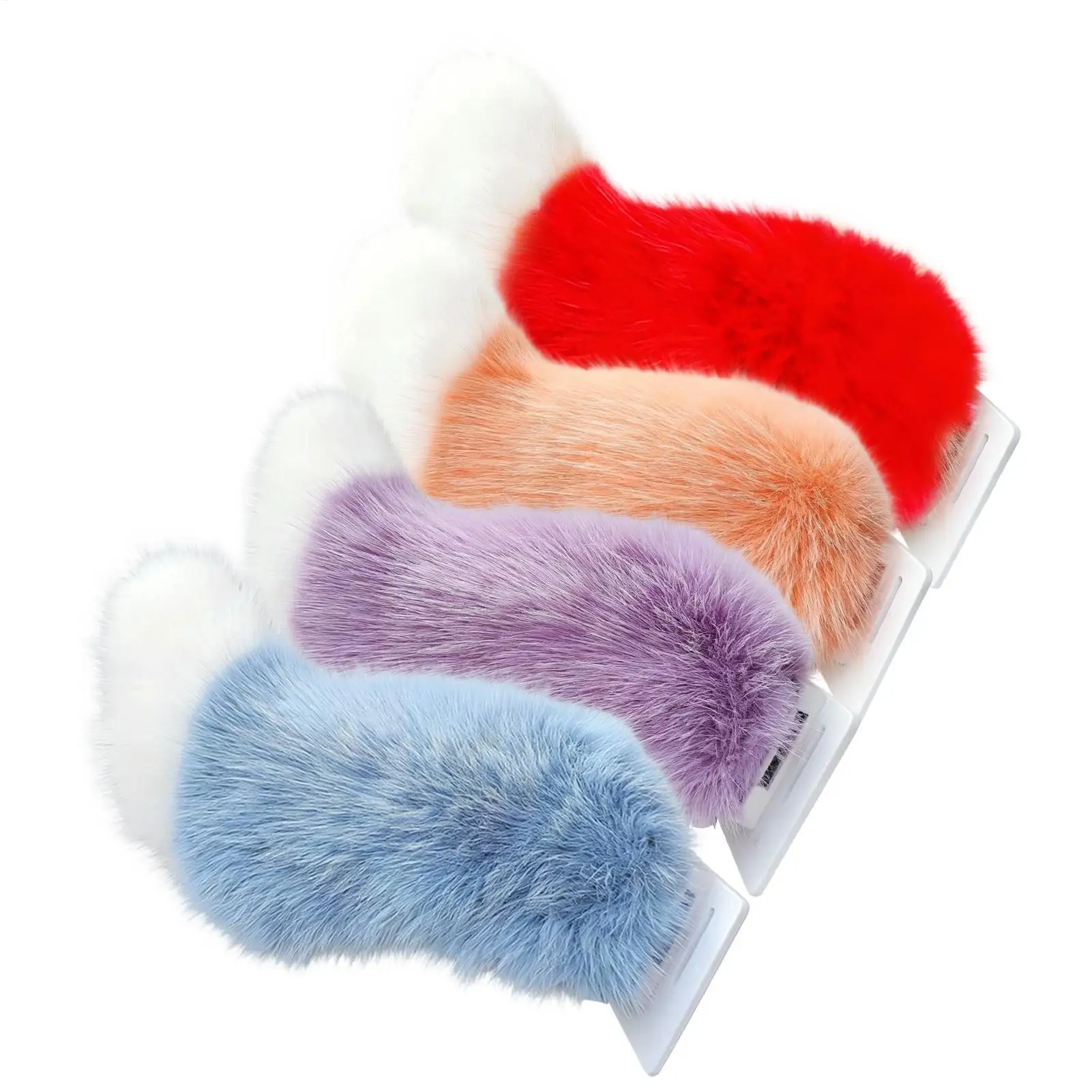Wagging Tail for Car Rechargeable Adhesive Plush Trunk Charm Electric Tail with Remote Control for Vehicle SUV Truck Motorcycle