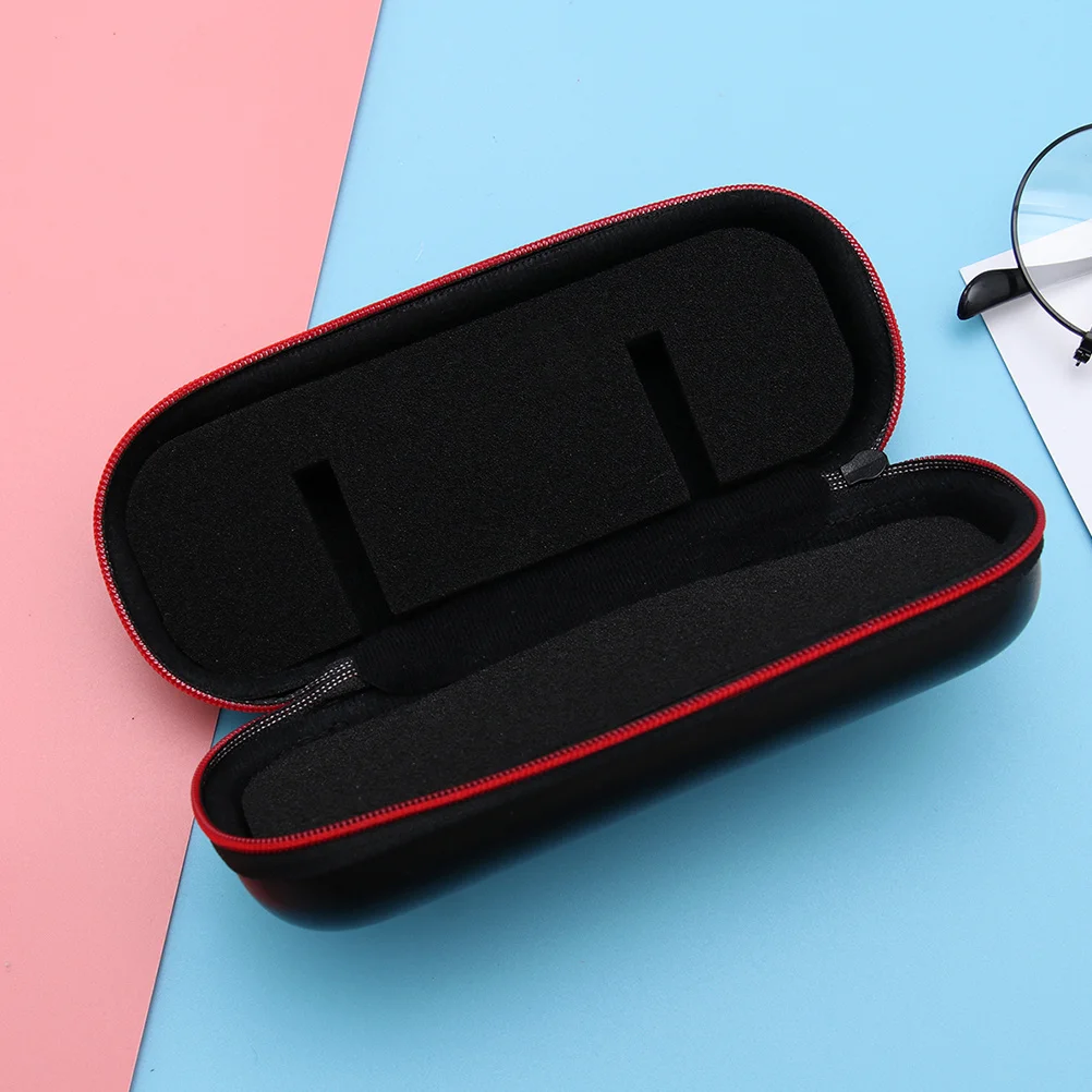

2Pcs Compact Watch Storage Case Smooth Zipper Organizer for Travel and Business Watch Box Bangle Box Jewelry Case