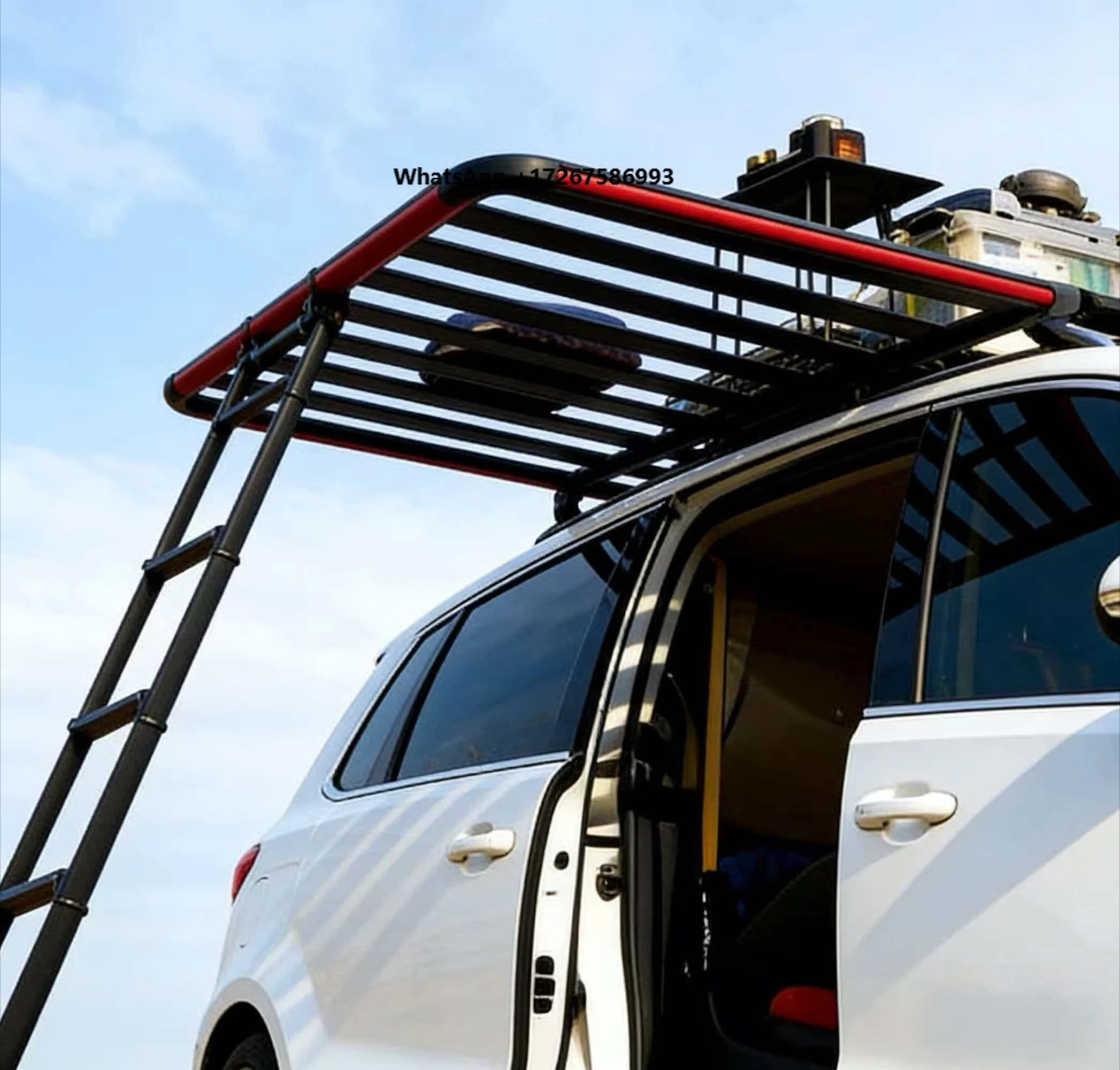 New Aluminum Alloy Rotating Roof Platform with Easy Installation 100kg+ Capacity Car Roof Rack