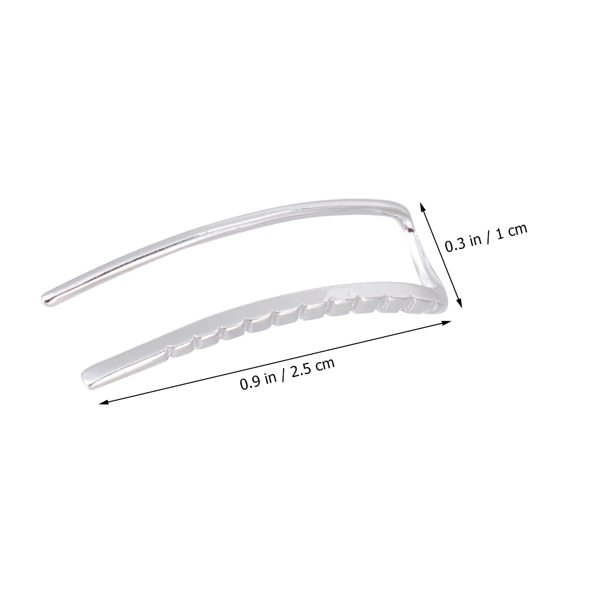 

925 Sterling Silver Earrings Simple Bar Crawler Stud for Women Lightweight High Shine Perfect Wedding Gift Pure Silver Ear Clips