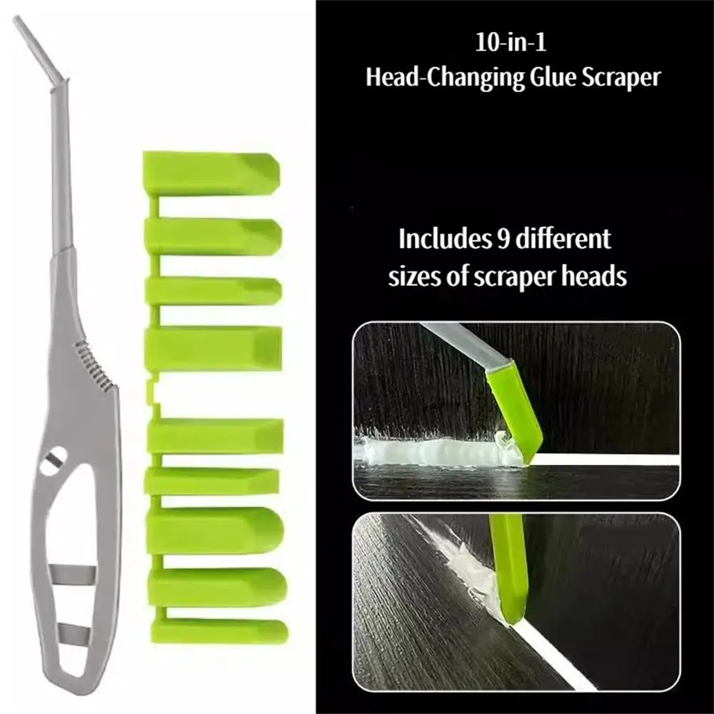 Glass Glue Angle Scraper Sealant Spreader Window Ceramics Tile Joint Repair Tool Applicator Set for Kitchen Bathroom Sink Shower