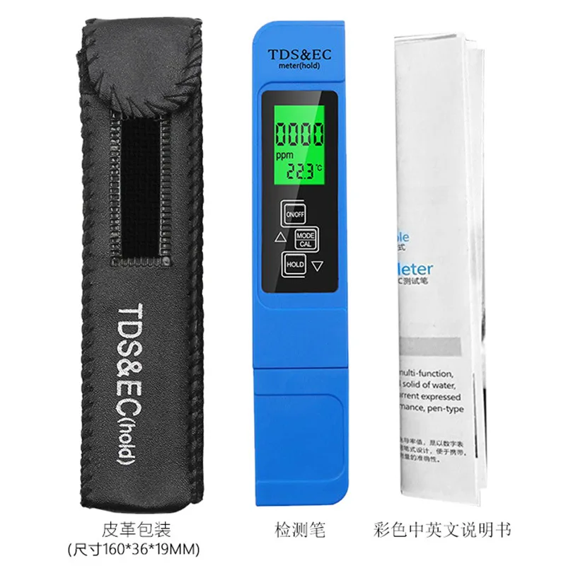 3 in 1 TEMP/TDS/EC Meter Tester  Digital Thermometer Pen Water Purity PPM Filter Hydroponic for Aquarium Pool Water Monitor Tool view 5