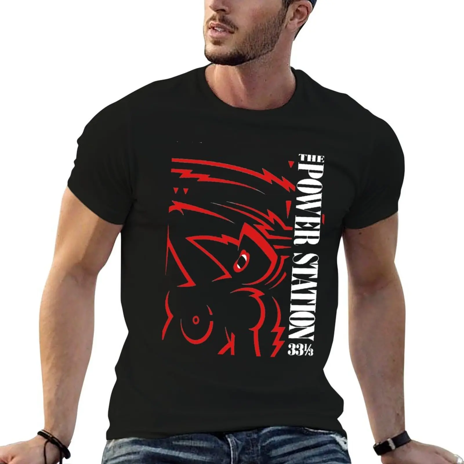 The Power Station T-Shirt t shirt man plain printed t shirts for man g man t shirts for men T-shirt