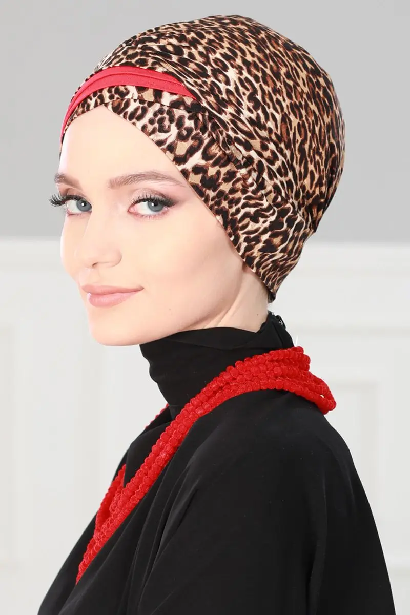 Doppel farbe gekämmte Knochen leopard muster