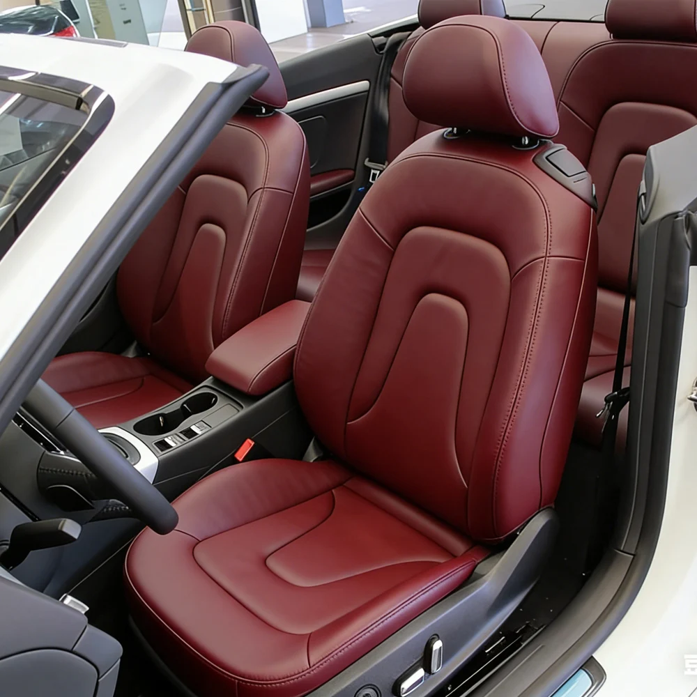 

Car Special Seat Cover For Audi A5 Cabriolet 2010 2011 2012 2013 2014 2015 2016 PU Leather Cushion Protective Car Seat Covers