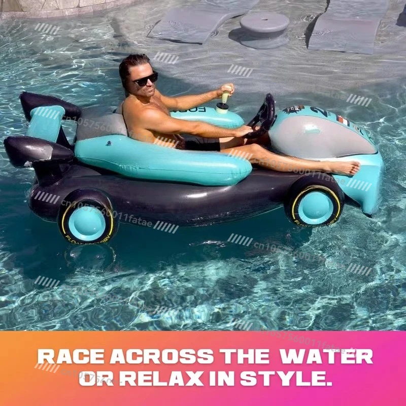 New Large Water Inflatable Floating Row Yacht Large Portable Seat Toy