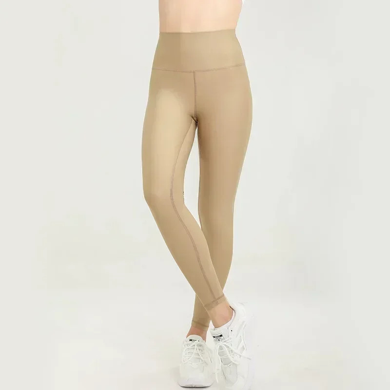 Nieuwe Skincare Pearl hoge taille perzik heupliftende sportyogabroek voor dames