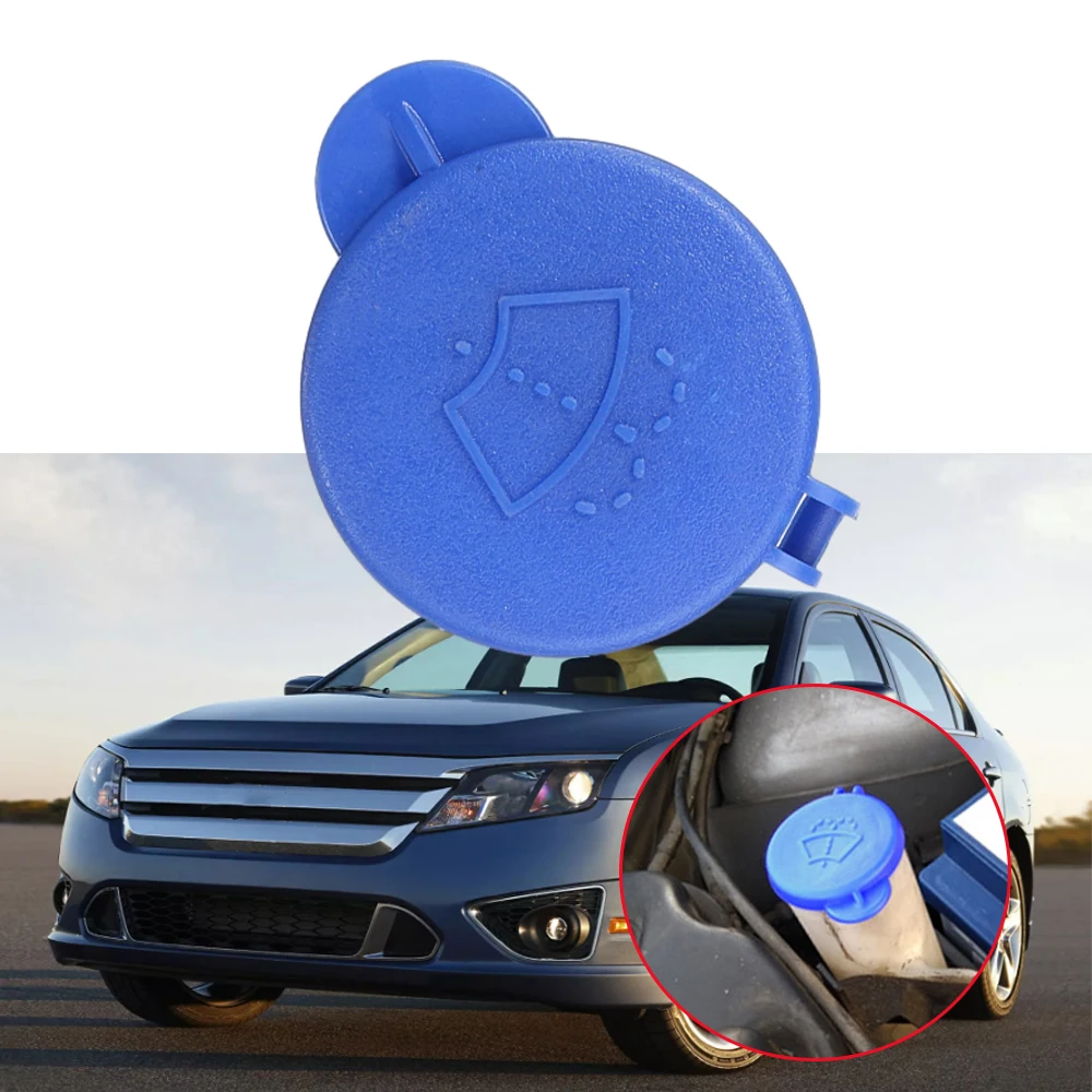 Windscreen Wiper Washer Fluid Reservoir Tank Bottle Cover 1488251 for Ford Fiesta 2001-2008 Fusion 2001-2012