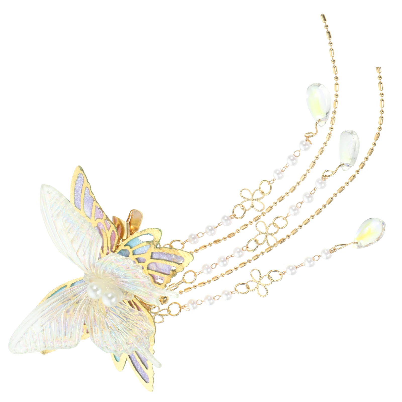 

Butterfly Hair Clips Decorative Accessories Plastic Barrette for Women Styling Girls Fairy Hair Jewelry Travel Updo Photography