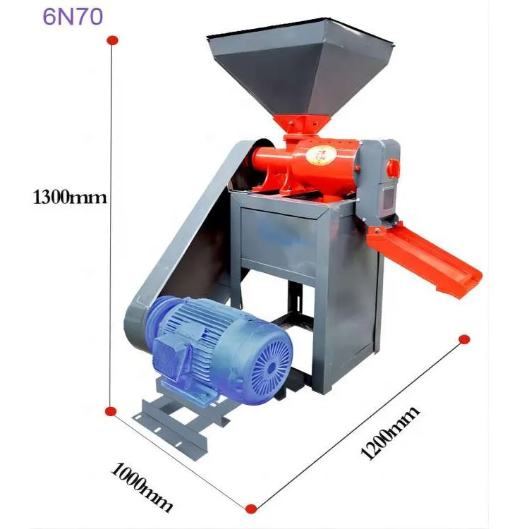 2026 High Quality Indonesia 500kg Output Household Grinding Mill Rice Paddy Planting Machine