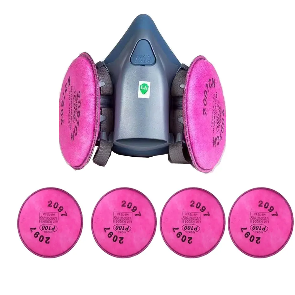 7502 Dust Gas Respirator Half Face Dust Mask For Painting Spraying Organic Vapor Chemical Gas Filter Work Safety