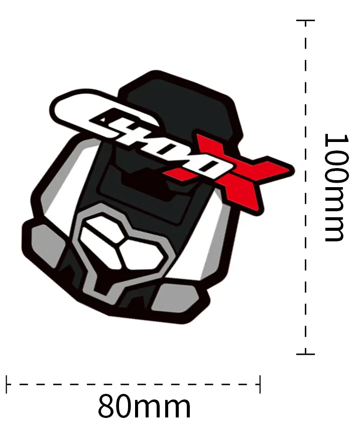 FOR C400X Motorcycle Trim Upper Section Decals Emblems Head Stickers Windshield Sticker Car Stickers