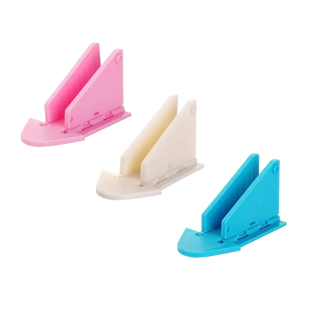 

3 pcs Safety Sliding Door Locks Durable ABS Plastic Strong Adhesive Baby Proofing Kids Doors Windows Foldable Wings Hardware