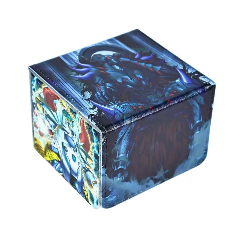 遊戯王！ エレバス冥界の君主 DIY 大容量レザーカードボックス 厚手アニメゲームコレクションカード収納ボックス