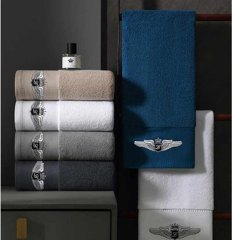 Pure Cotton Bath Towel for Men and Women, Special Absorbent, Comfortable and Non-shedding, High-end, Household, New, 2024