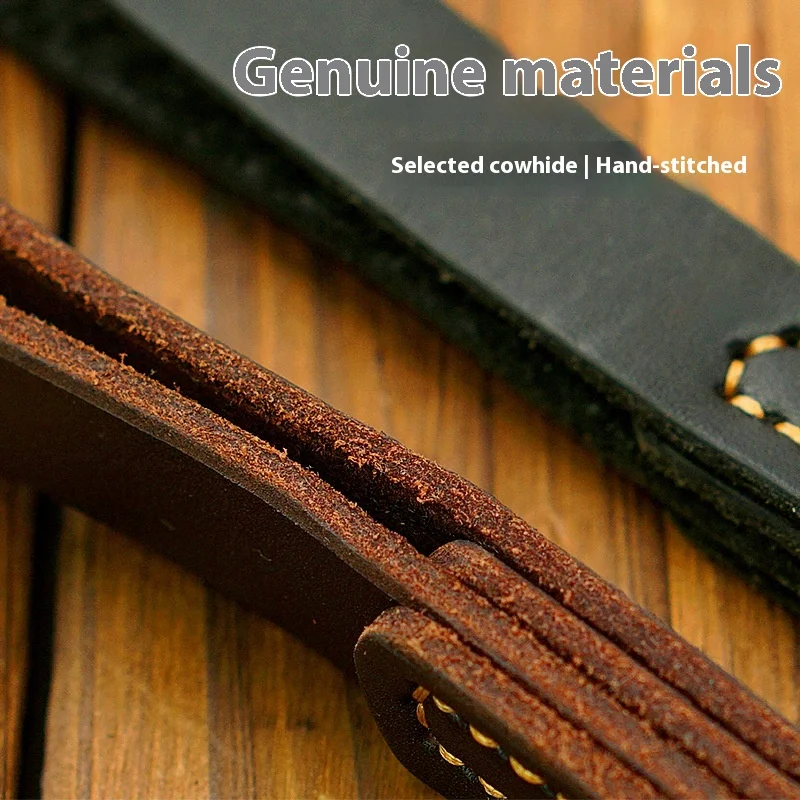 مقود كلب من الجلد المحبب - رصاص قصير عالي التحمل للكلاب المتوسطة الكبيرة، مقود تدريب من جلد البقر الأصلي مع قبضة مريحة