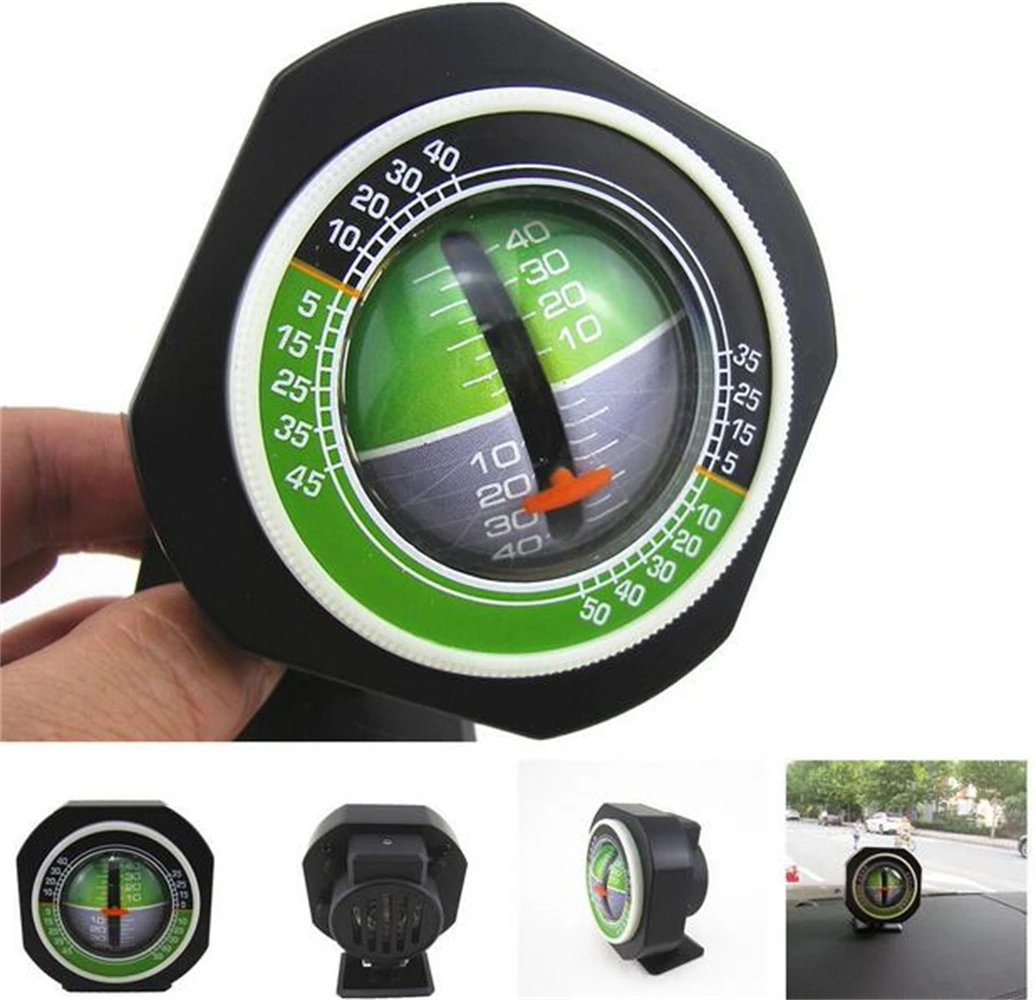 Universal New Professional Car Truck Angle Tilt Indicator Balancer Backlight Slope Meter Gauge Tool