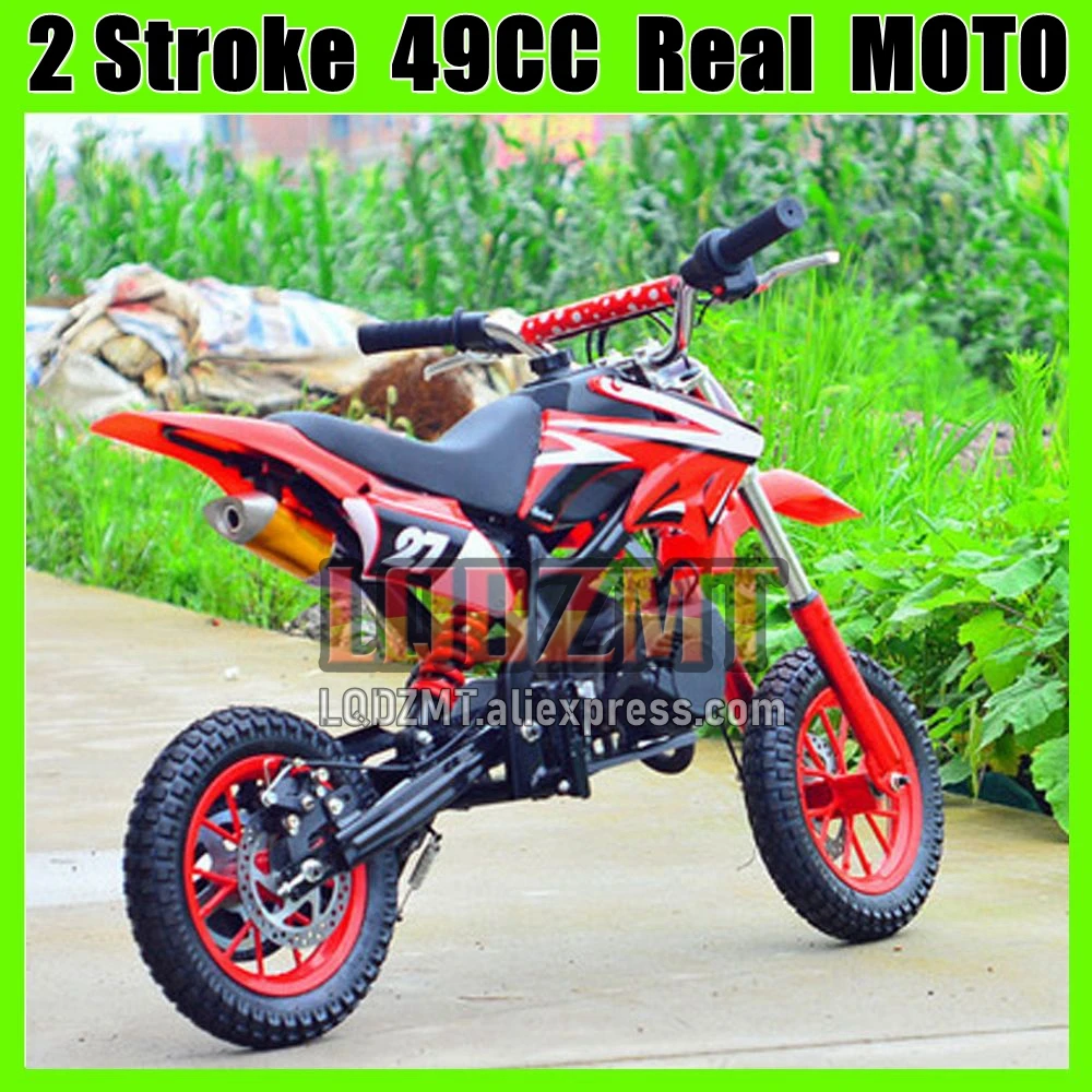 Mini Motorcycle Off-road Vehicle Apollo Mountain 40CC 50CC Dirt Bike Small 2 Stroke Cross Gasoline Children Racing Motorbikes