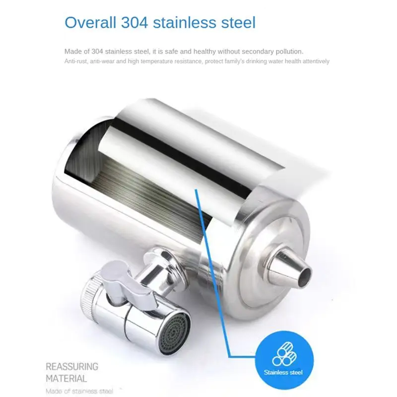 AA10RR Stainless Steel Faucets Water Purifier Household Tap Water Direct Drinking Kitchen Water Filter Remove Water Pollutants