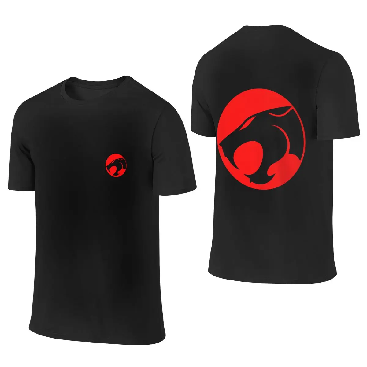 

Thundercats Cartoon Logo Men's Short Sleeve T-shirt Round Neck 100% Cotton T shirt S-6XL
