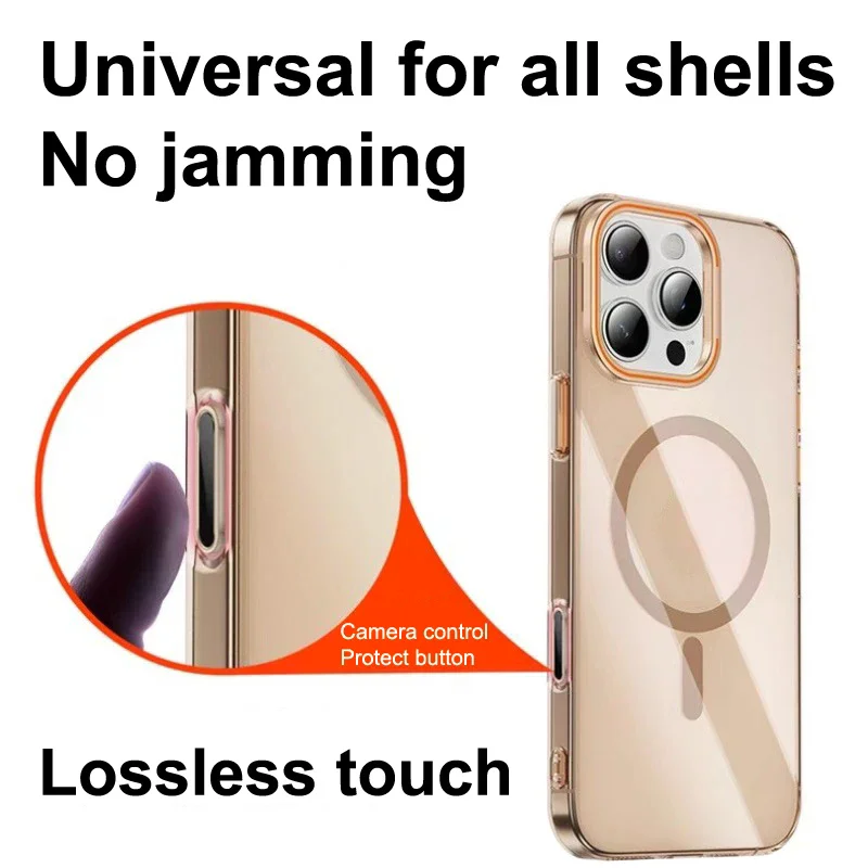 Luxury Camera Control Capture Button Cover Sensitive Smart Island Metal Camera Control Capture Button Protector Accessories