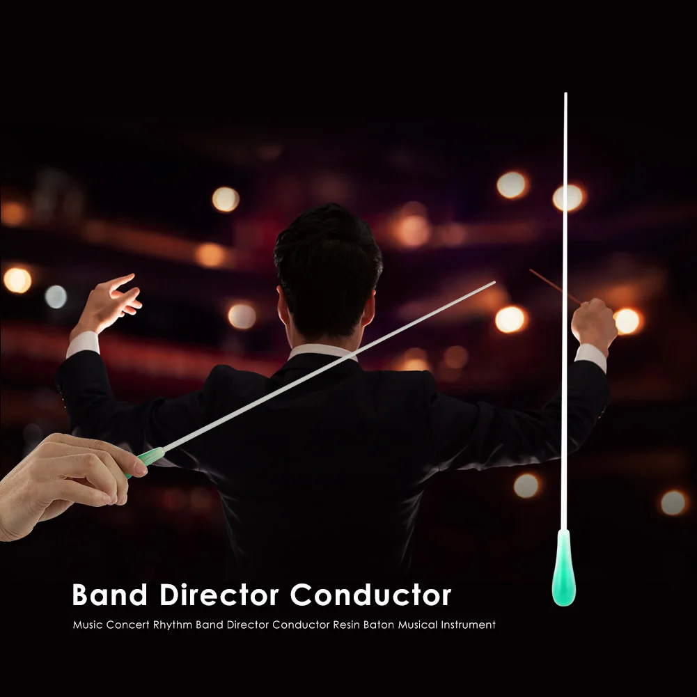 Music Music Professional Orchestra Resin Conductor Stage Performance Concert Conducting Stick with Handle