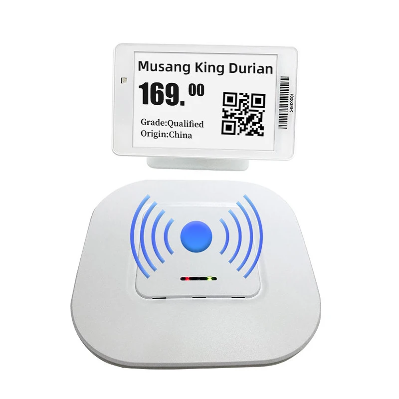 ป้ายราคาอิเล็กทรอนิกส์แบบดิจิทัลสำหรับซุปเปอร์มาร์เก็ต ขนาด 3.5 นิ้ว ใช้เทคโนโลยี E-ink แสดงผลสีดำ ขาว แดง เหมาะสำหรับร้านขายของชำ