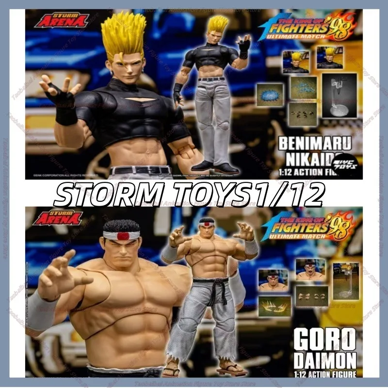 

STORM TOYS KOF King of Fighters 98 Nikaido Benimaru KFSA01, Daimon Goro KFSA02 1/12 High Quality Movable Doll