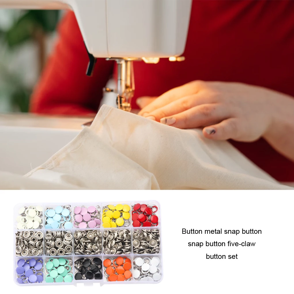 Snap Fasteners Kit - Easy To Durable Sewing Accessories For Clothes Precise Fasteners For Clothes