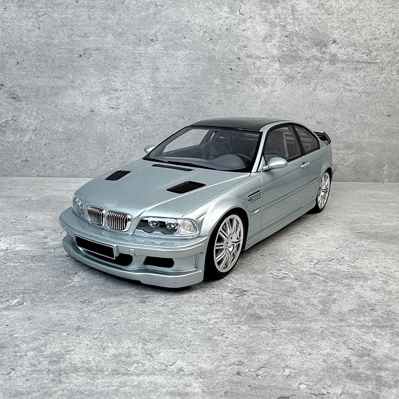 OTTO 1:18 für E46 M3 GTR Silberharz Automodell OT1128