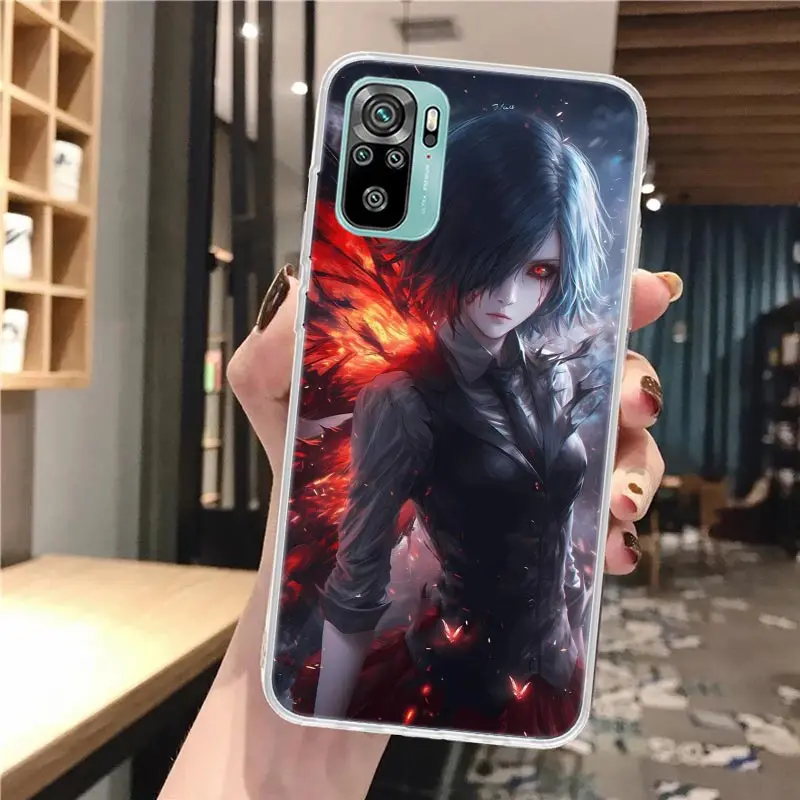 G-Ghoul Tokyo Touka Kirishima Soft Phone Case For Xiaomi Redmi Note 14 13 12S 12 11S 11 11E Pro Plus 10S 10 9S 9 Note14 Pattern