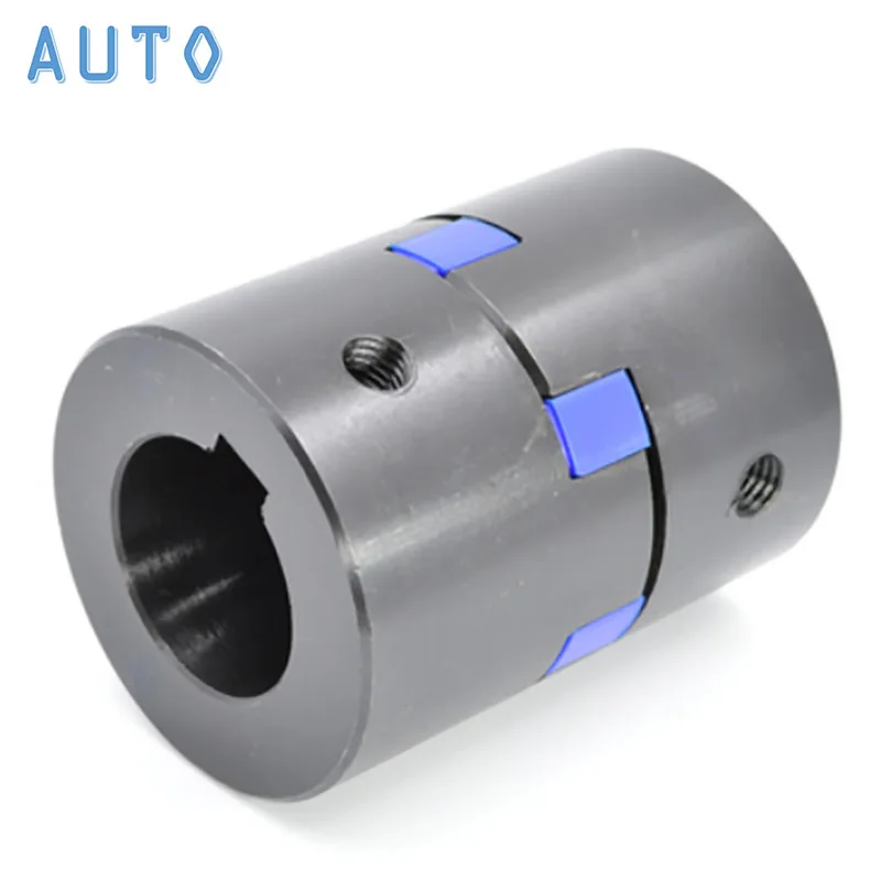 

L095 D53.5 L67 45# Steel 3 Jaw Engine Shaft Atapter Transition Coupling Plum Coupler Clamp for CNC Engraver High Torque Motor