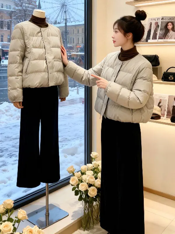 

Корейская хлопковая куртка-пальто из мягкого материала, модная, индивидуальная, маленький размер, зимняя верхняя одежда, женская одежда