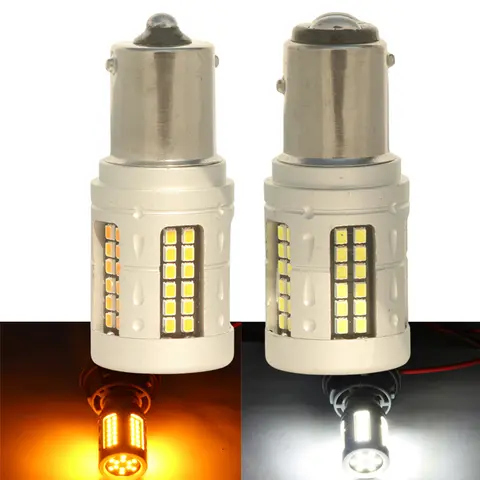 LED Car Interior Light P21/5W P21W 1156 BA15S 1157 BAY15D 12V 24V 36V 8W 10v to 80v Motorcycle Parking Bulb Turn Signal Lamp