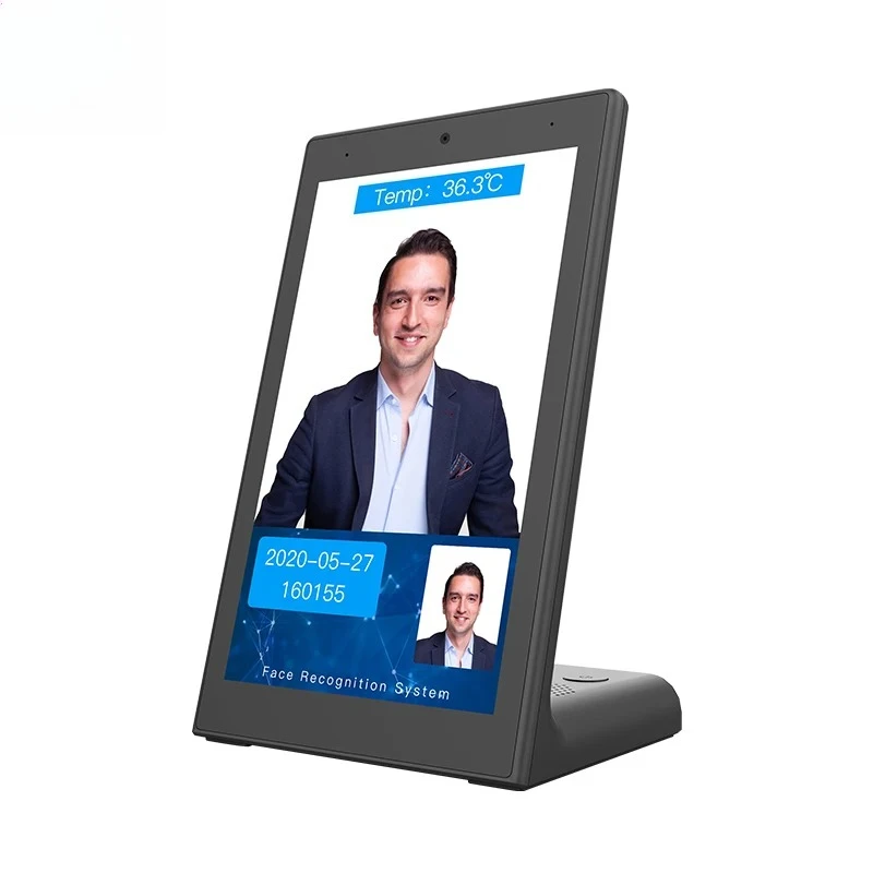 8 Inch Desktop L Shape LCD Capacitive Touch Screen Feedback Evaluator Restaurant Ordering NFC Camera Android T  let