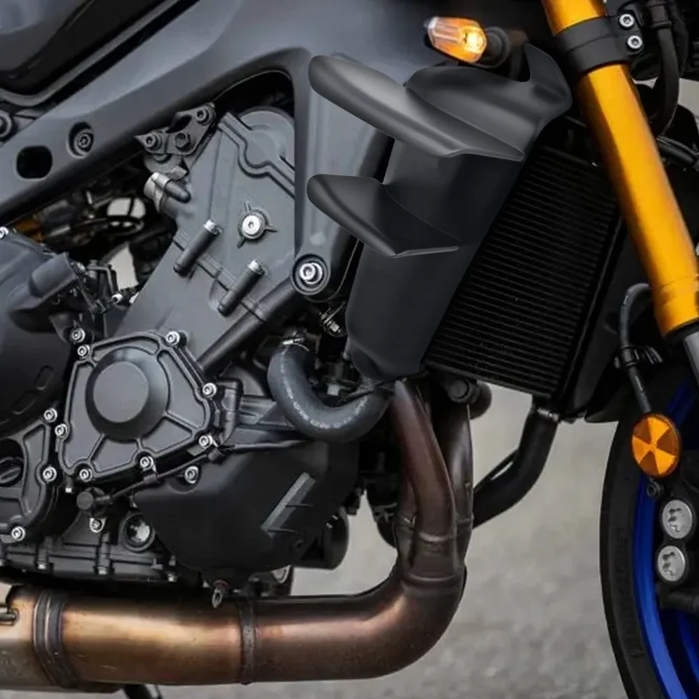 منحرف الجناح الجانبي الهوائي للدراجات النارية-أجزاء هدية سبويلر الدراجة العارية الرياضية لـ MT-09 2025