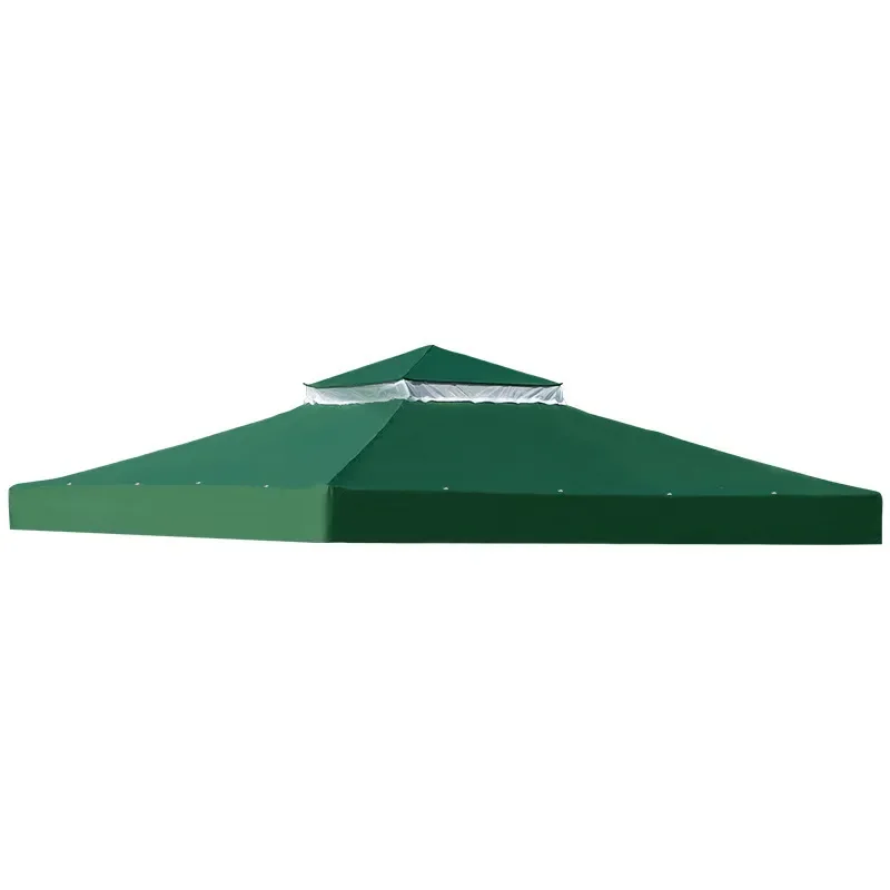 Wrought Iron Outdoor Parasol, Waterproof Sun Shade Canopy, Courtyard BBQ Camping Umbrella