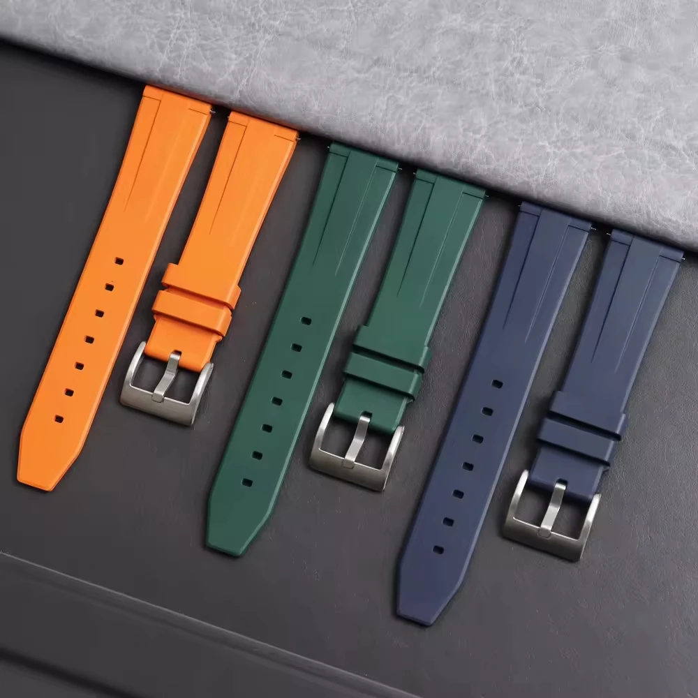 20mm 22mm Watch Strap for Omega X Swatch MoonSwatch SpeedMaster Silicone Watch Band for Rolex Submariner for Seiko SKX Bracelets view 4