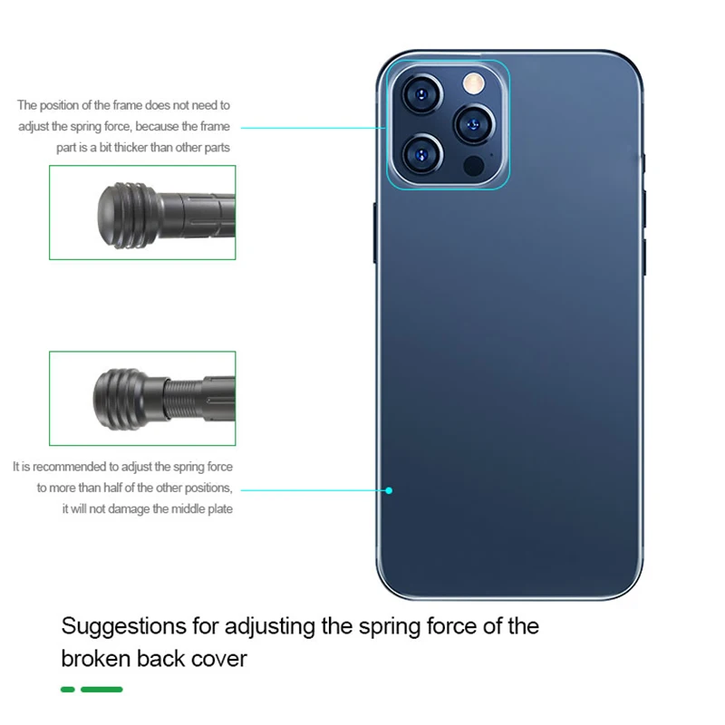 RELIFE RL-066 Glass Breaking Pen For iPhone Huawei Mobile Phone Rear Housing Battery Glass Cover Breaker Blasting Tools